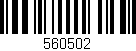 Código de barras (EAN, GTIN, SKU, ISBN): '560502'