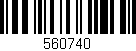 Código de barras (EAN, GTIN, SKU, ISBN): '560740'