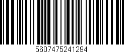 Código de barras (EAN, GTIN, SKU, ISBN): '5607475241294'