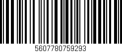 Código de barras (EAN, GTIN, SKU, ISBN): '5607780759293'