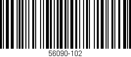 Código de barras (EAN, GTIN, SKU, ISBN): '56090-102'