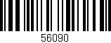 Código de barras (EAN, GTIN, SKU, ISBN): '56090'