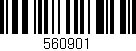 Código de barras (EAN, GTIN, SKU, ISBN): '560901'