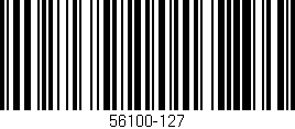 Código de barras (EAN, GTIN, SKU, ISBN): '56100-127'