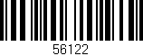 Código de barras (EAN, GTIN, SKU, ISBN): '56122'