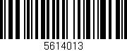 Código de barras (EAN, GTIN, SKU, ISBN): '5614013'