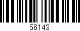 Código de barras (EAN, GTIN, SKU, ISBN): '56143'