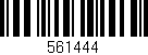 Código de barras (EAN, GTIN, SKU, ISBN): '561444'