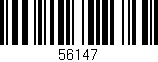 Código de barras (EAN, GTIN, SKU, ISBN): '56147'