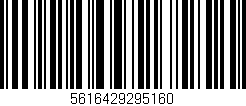 Código de barras (EAN, GTIN, SKU, ISBN): '5616429295160'