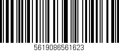 Código de barras (EAN, GTIN, SKU, ISBN): '5619086561623'