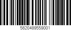 Código de barras (EAN, GTIN, SKU, ISBN): '5620489559001'