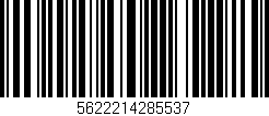 Código de barras (EAN, GTIN, SKU, ISBN): '5622214285537'