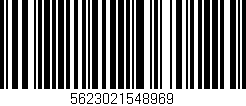 Código de barras (EAN, GTIN, SKU, ISBN): '5623021548969'