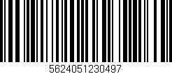 Código de barras (EAN, GTIN, SKU, ISBN): '5624051230497'