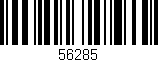 Código de barras (EAN, GTIN, SKU, ISBN): '56285'
