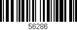 Código de barras (EAN, GTIN, SKU, ISBN): '56286'