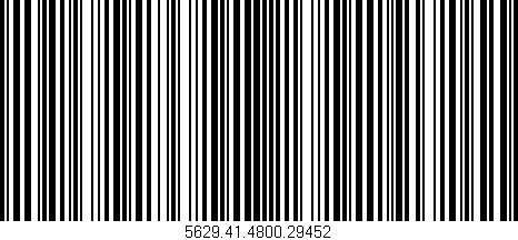Código de barras (EAN, GTIN, SKU, ISBN): '5629.41.4800.29452'
