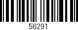 Código de barras (EAN, GTIN, SKU, ISBN): '56291'