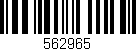 Código de barras (EAN, GTIN, SKU, ISBN): '562965'