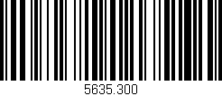 Código de barras (EAN, GTIN, SKU, ISBN): '5635.300'
