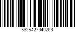 Código de barras (EAN, GTIN, SKU, ISBN): '5635427349286'