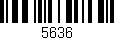 Código de barras (EAN, GTIN, SKU, ISBN): '5636'