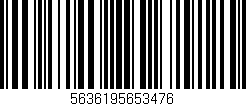 Código de barras (EAN, GTIN, SKU, ISBN): '5636195653476'