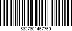 Código de barras (EAN, GTIN, SKU, ISBN): '5637681467768'