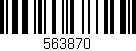 Código de barras (EAN, GTIN, SKU, ISBN): '563870'