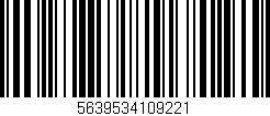 Código de barras (EAN, GTIN, SKU, ISBN): '5639534109221'