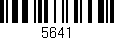 Código de barras (EAN, GTIN, SKU, ISBN): '5641'