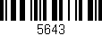 Código de barras (EAN, GTIN, SKU, ISBN): '5643'