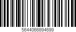 Código de barras (EAN, GTIN, SKU, ISBN): '5644066894699'