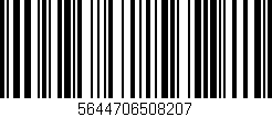 Código de barras (EAN, GTIN, SKU, ISBN): '5644706508207'