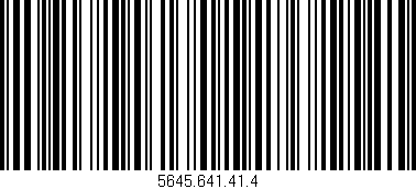 Código de barras (EAN, GTIN, SKU, ISBN): '5645.641.41.4'