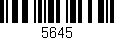 Código de barras (EAN, GTIN, SKU, ISBN): '5645'