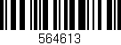 Código de barras (EAN, GTIN, SKU, ISBN): '564613'