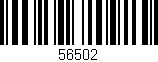 Código de barras (EAN, GTIN, SKU, ISBN): '56502'