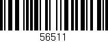 Código de barras (EAN, GTIN, SKU, ISBN): '56511'