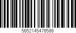 Código de barras (EAN, GTIN, SKU, ISBN): '5652145478586'