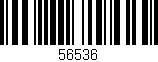 Código de barras (EAN, GTIN, SKU, ISBN): '56536'