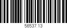Código de barras (EAN, GTIN, SKU, ISBN): '56537.13'
