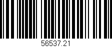 Código de barras (EAN, GTIN, SKU, ISBN): '56537.21'
