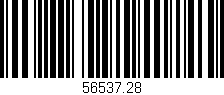 Código de barras (EAN, GTIN, SKU, ISBN): '56537.28'