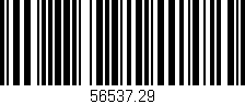 Código de barras (EAN, GTIN, SKU, ISBN): '56537.29'