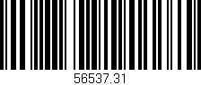 Código de barras (EAN, GTIN, SKU, ISBN): '56537.31'