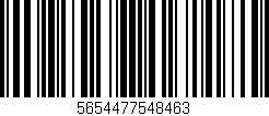 Código de barras (EAN, GTIN, SKU, ISBN): '5654477548463'