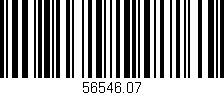 Código de barras (EAN, GTIN, SKU, ISBN): '56546.07'