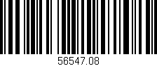 Código de barras (EAN, GTIN, SKU, ISBN): '56547.08'